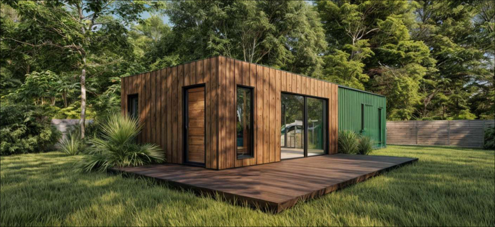 Render exterior modelo 60m2