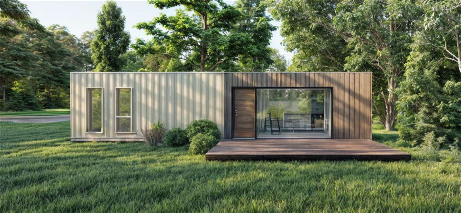 Render exterior modelo 15m2